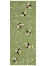 Trans Ocean Frontporch 4437 Green Area Rug